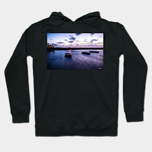 Boats at StKilda Pier, StKilda, Victoria, Australia. Hoodie